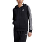 Adidas 3 Stripes FL Full-Zip Hoodie HZ5743 Clothing/Lifestyle/adidas Adidas