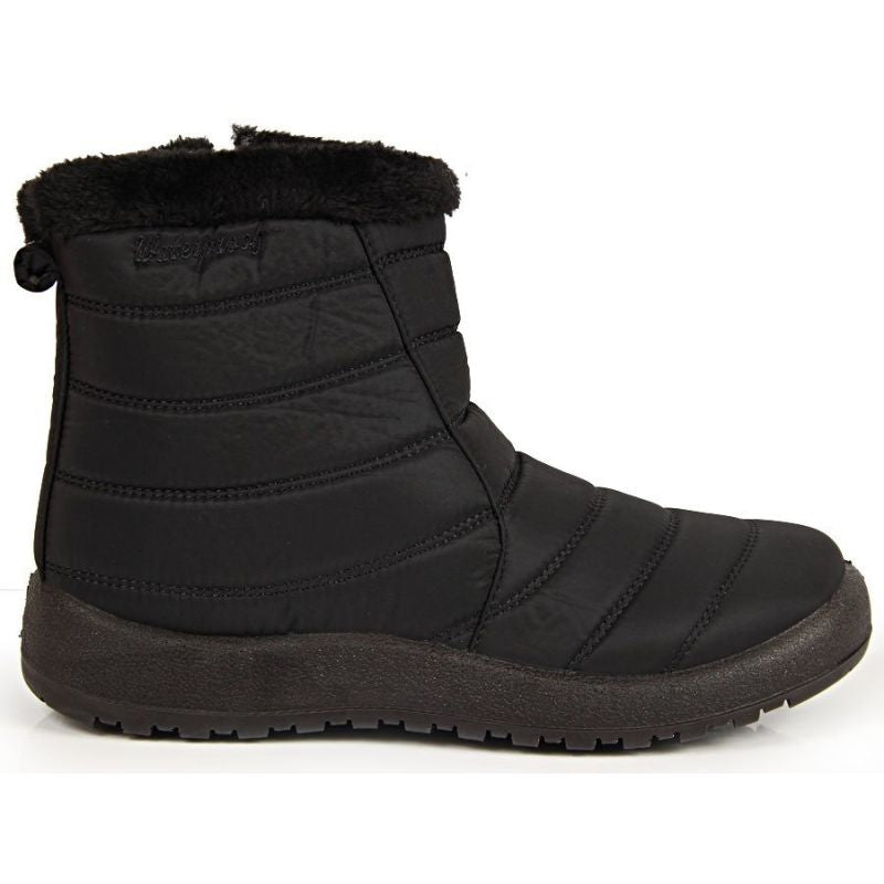 Waterproof snow boots with a zipper NEWS W EVE181A black Footwear/Outdoor/zimowe Your Sports Performance