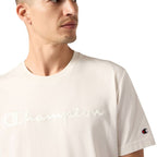 Men's Champion SS Tee Cream 220273 WW056 In preparation Your Sports Performance