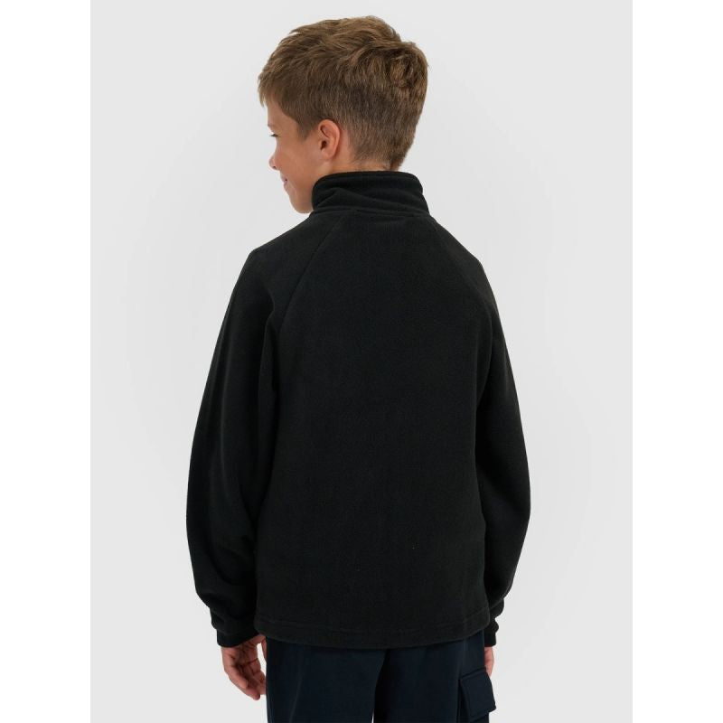Regular fleece with stand-up collar for boys 4F 4FJRAW25TFLEM490-20S *Kategoria tymczasowa Your Sports Performance