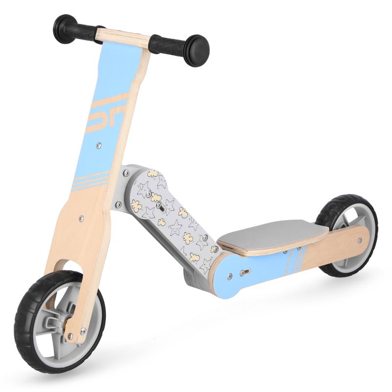 Balance bike and children's scooter 2in1 Spokey WOO-RIDE MULTI 940906 blue Accessories/Bicycle/Rowery Your Sports Performance