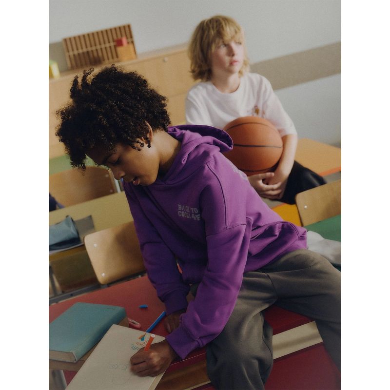 Boys’ Loose-Fit Hooded Sweatshirt 4F 4FJRAW26TSWSM3194-51S