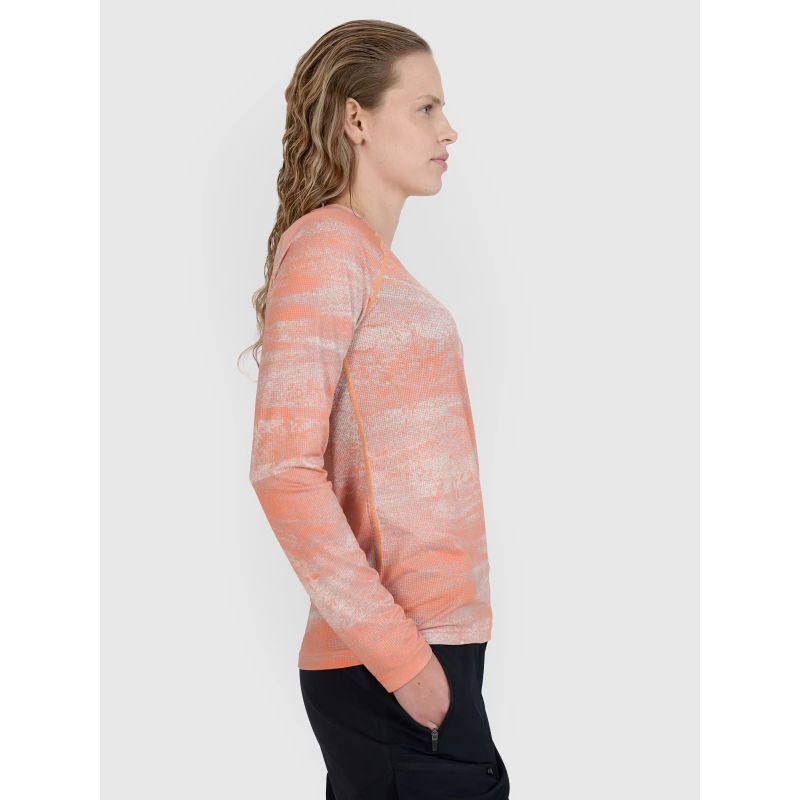 Women's quick-drying cycling longsleeve 4F 4FWSS25TFLOF344-70A *Kategoria tymczasowa Your Sports Performance