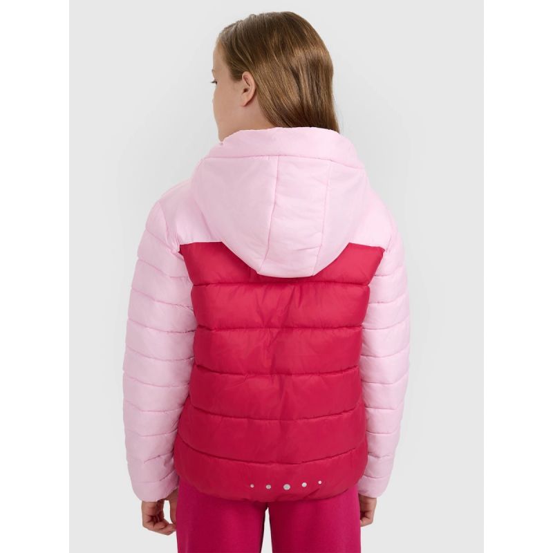 Girls' down jacket with synthetic filling 4F 4FJRAW25TDJAF0771-54S 4f