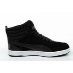 Puma men's Rebound Street black insulated ankle boots
