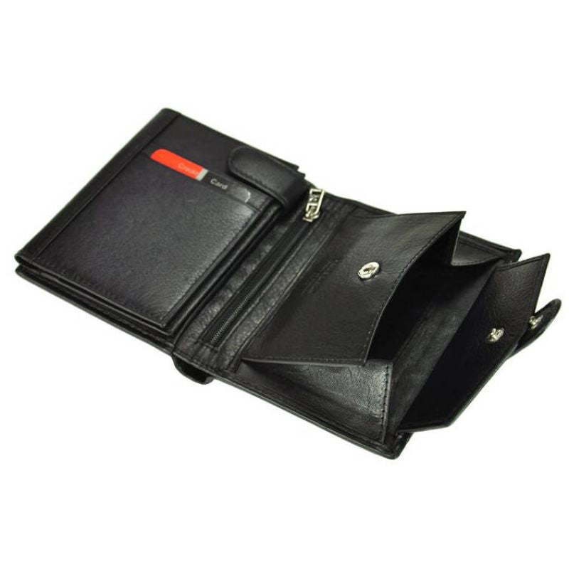 Pierre Cardin Men's Leather Wallet Vertical Zipper - 326A-TILAK15 Akcesoria i sprzęt koszykarski/Torby i plecaki Your Sports Performance