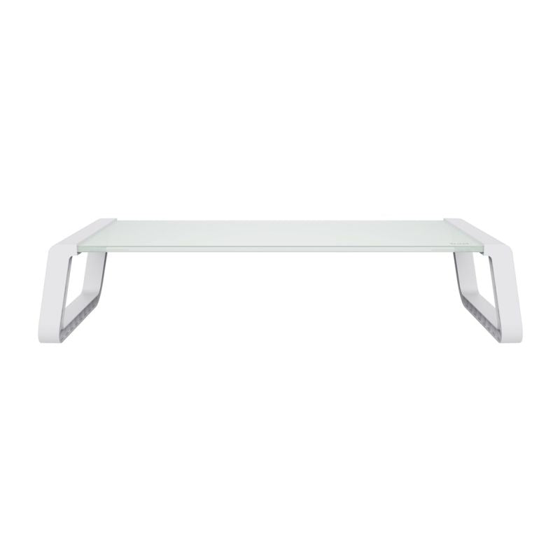 TRUST MONTAGE GLASS MONITOR STAND WHT (25351) In preparation Your Sports Performance