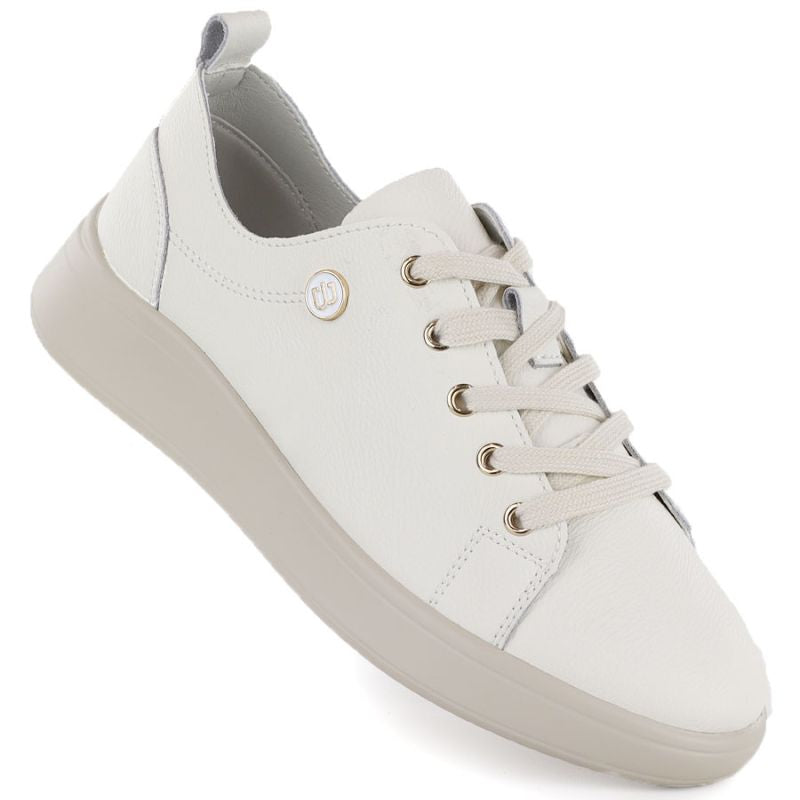 Beige women's leather shoes Vinceza 41508 Vinceza