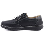 Women's comfortable black shoes Vinceza 87724