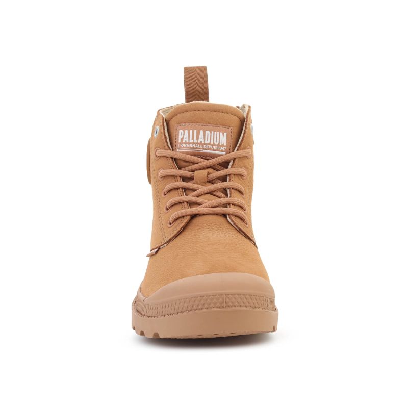 PALLADIUM PAMPA HI ZIP NBK 2 DEAR BROWN 74981-252