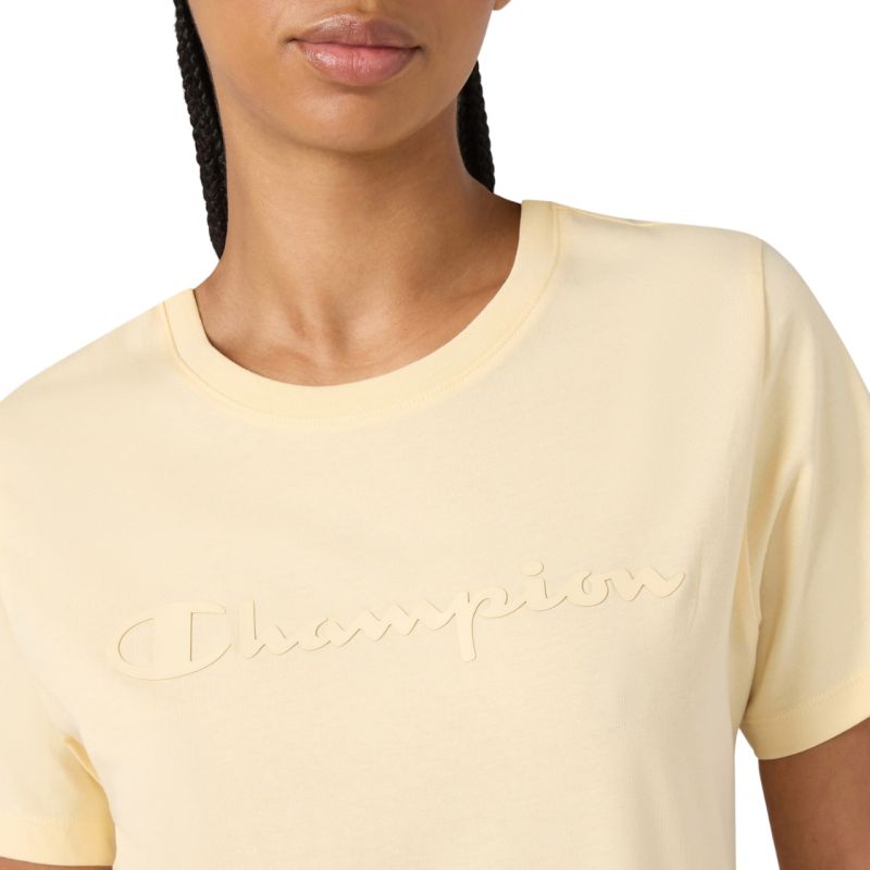 Champion Women's Short Sleeve T-shirt Yellow 119125 YS175
