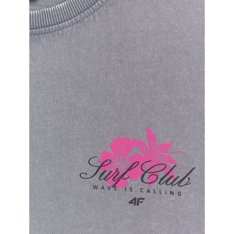 Women's relaxed printed T-shirt 4F 4FRSS26TTSHF4515-27S 4f