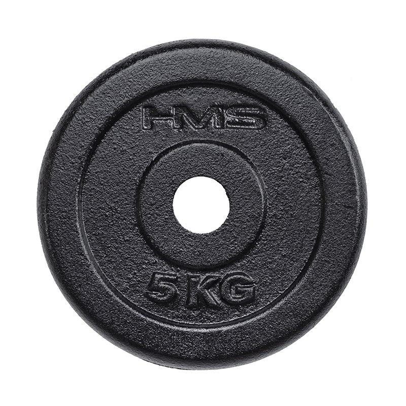 Black plate 5kg HMS TCZ05 17-61-003 Accessories/Training equipment Your Sports Performance