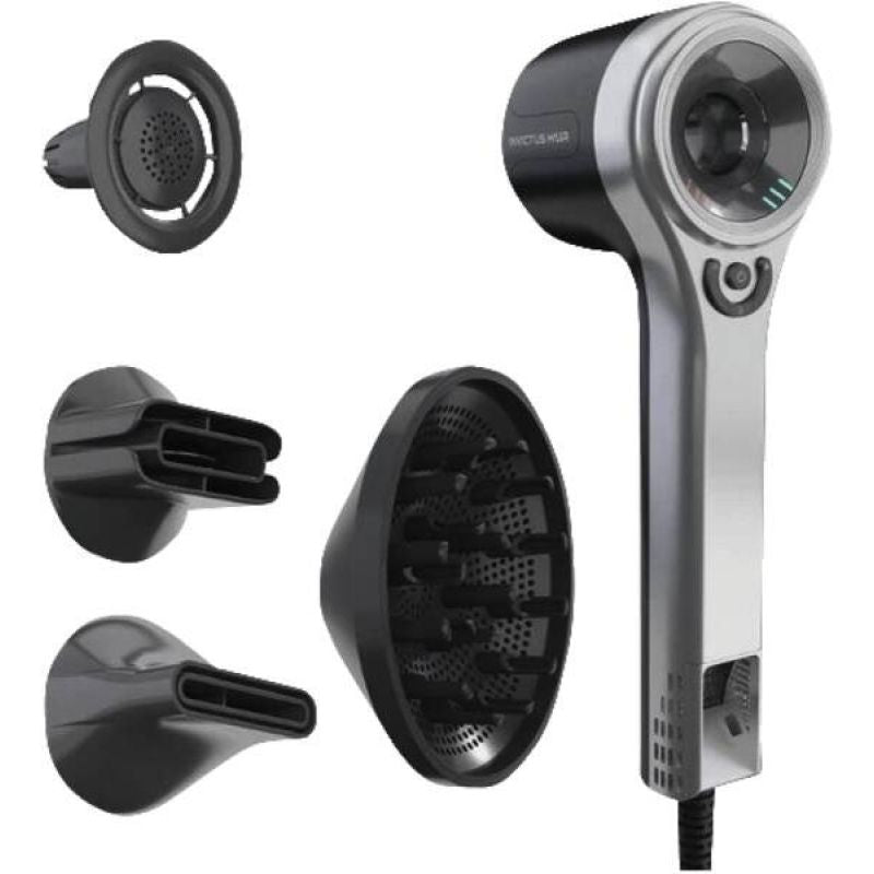 Genius INVICTUS Hair D7 Hair Dryer Set of 4 1600 W Silver AGD - Produkty/Suszarki do włosów Your Sports Performance