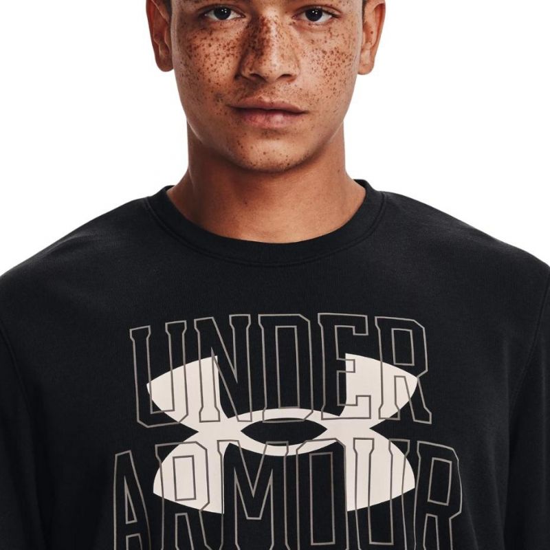 Under Armor UA Rival Terry Logo Crew M 1370391 001 Clothing/Lifestyle/Under Armour Your Sports Performance
