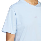 adidas Essentials Small Logo Women's T-Shirt Light Blue JY4962