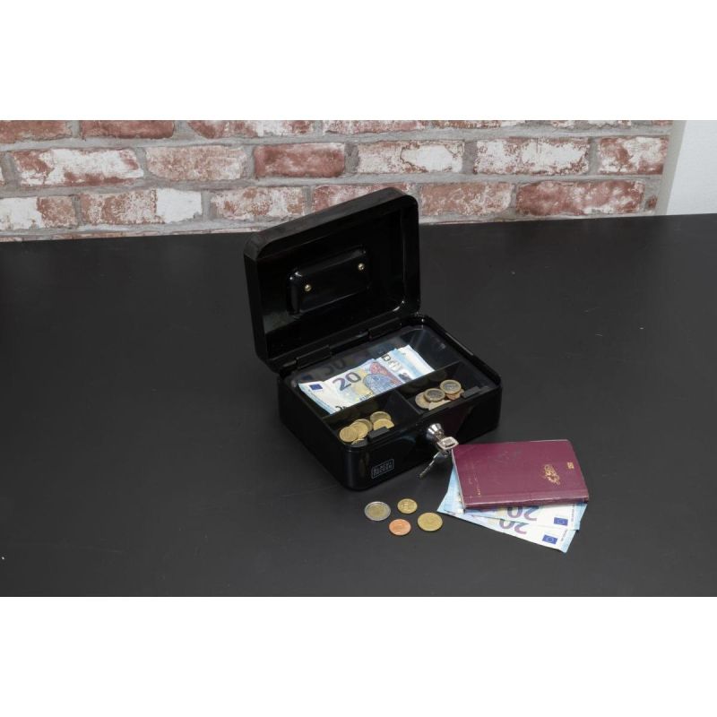 METAL CASE FOR MONEY AND DOCUMENTS 20x8.5x16 CM BLACK + DECKER Home and Garden/Equipment Your Sports Performance