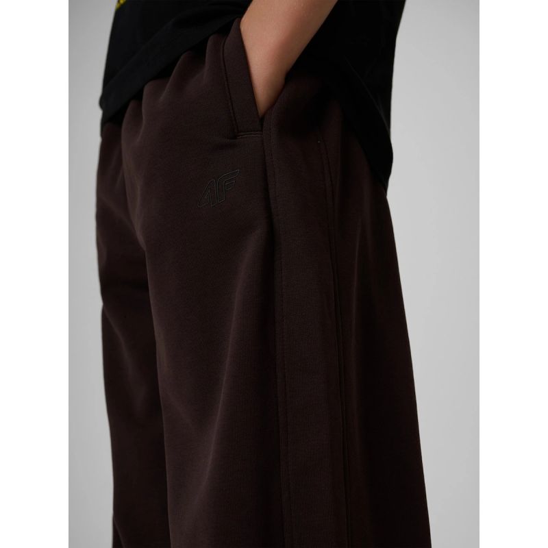 Boys' jogger sweatpants 4F 4FJKAW26TTROM2087-80S