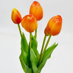 BOUQUET OF 5 ORANGE TULIPS 39 CM LIFE-LIKE SPRING DECORATION Home and Garden/Equipment Your Sports Performance