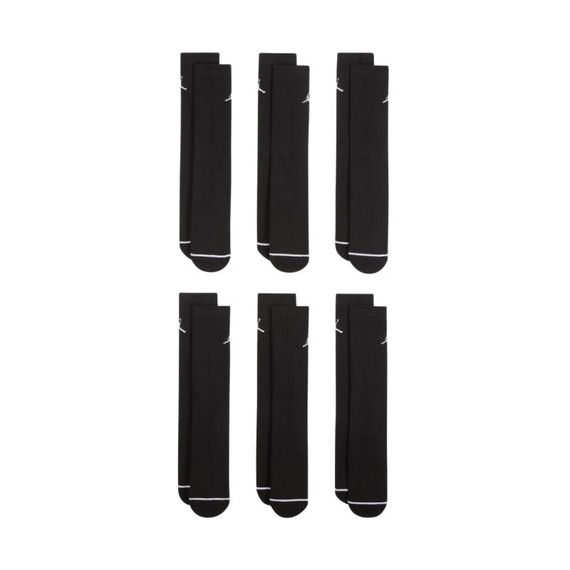 Jordan Everyday Cushioned Crew Socks 6 pairs black HV6228 010 In preparation Your Sports Performance