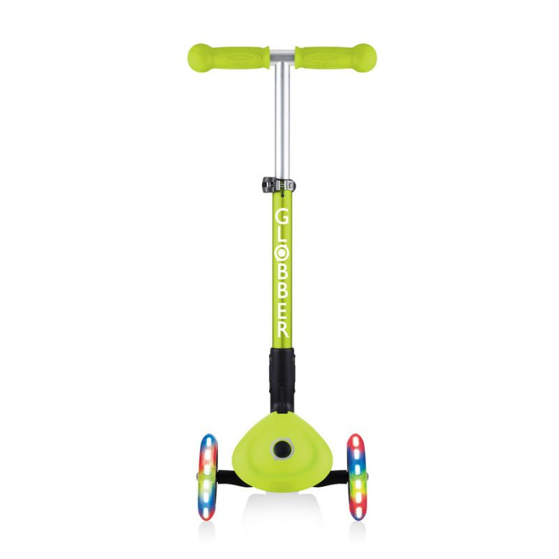 3-wheel scooter Globber Foldable Lights Lime Green Jr 437-106 Accessories/Skating/Hulajnogi Your Sports Performance