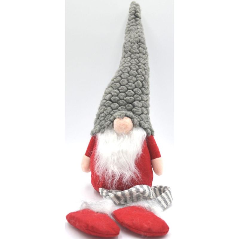 DECORATIVE GNOME WITH GRAY FUR HAT 50+25CM Home and Garden/Equipment Your Sports Performance