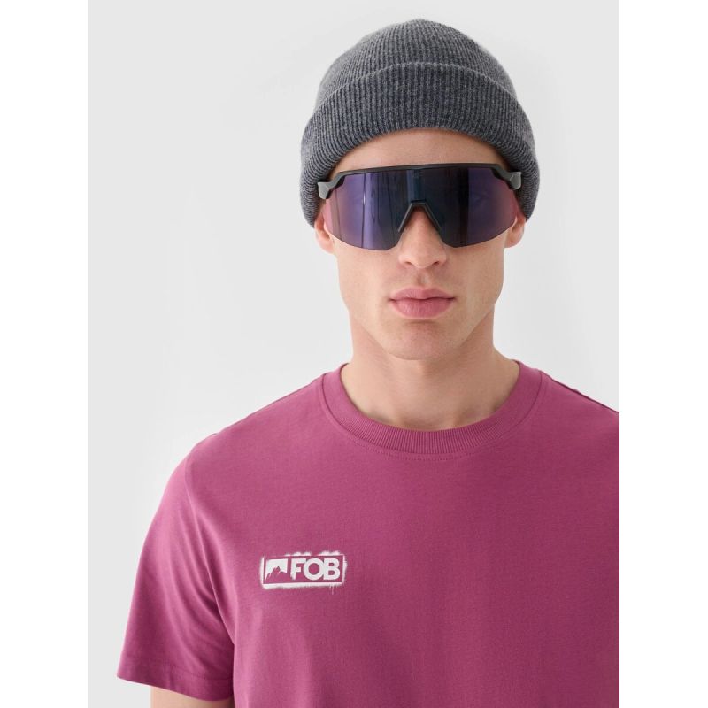 Men's regular plain T-shirt 4F 4FRAW24TTSHM2602-60S 4f