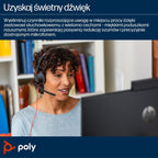 POLY Blackwire 5220 8X231AA Over-Ear Headphones Akcesoria GSM/Słuchawki przewodowe Your Sports Performance