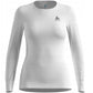 Odlo BL TOP crew neck l/s ACTIVE WARM ECO women's t-shirt size M White Odzież militarna/Bielizna termoaktywna Your Sports Performance