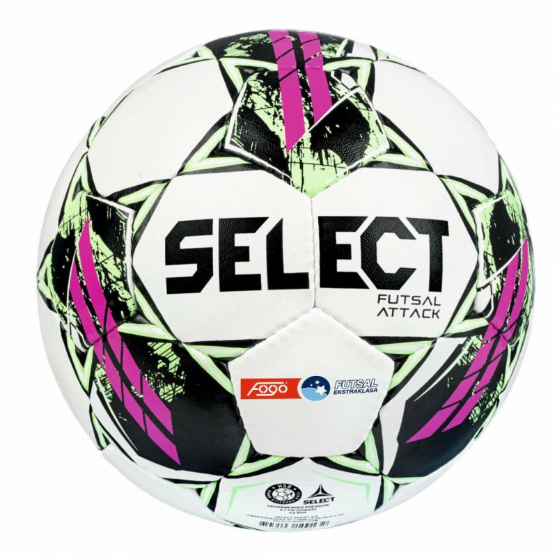 SELECT Futsal Attack FOGO Ekstraklasa indoor ball white Accessories/Balls/Football/Futsal Select