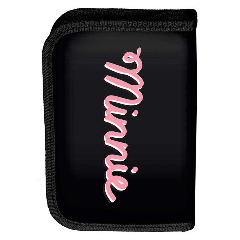 PASO x Minnie Mouse black school pencil case without school accessories - DM23VV-P001BW Akcesoria/Akcesoria dla fanów koszykówki/Gadżety koszykarskie Your Sports Performance