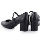 Black Sergio Leone PB176 low-heel pumps with strap Footwear Your Sports Performance