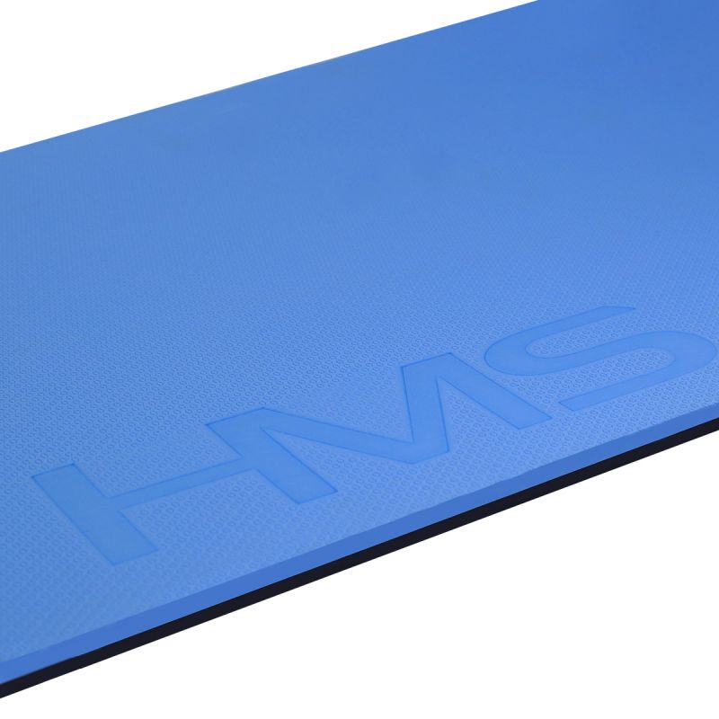 Club fitness mat with holes HMS Premium MFK03 blue-black