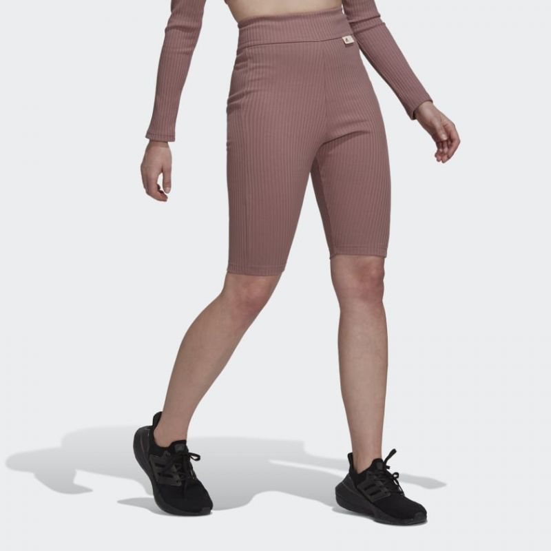 Adidas Studio Lounge Ribbed Shorts Dirty W HH8503 Clothing/Lifestyle/Trousers, shorts Adidas