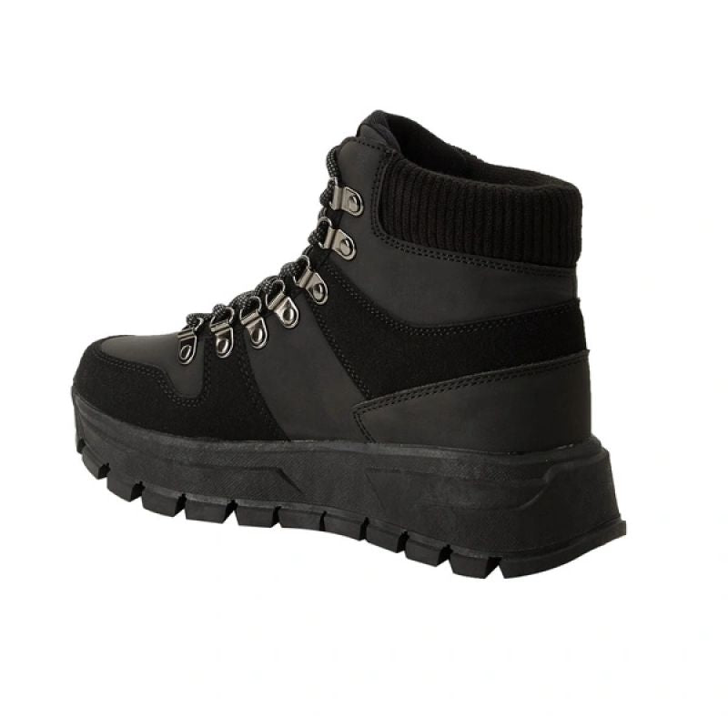 Lee Cooper women’s black insulated sport winter ankle boots