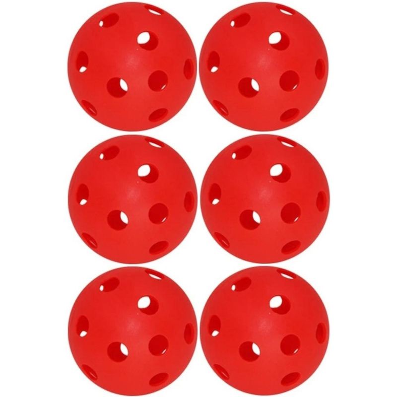 UNIHOC MATCH BALL RED XQMAX 6 PCS Accessories Your Sports Performance