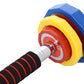 Colorful dumbbells with barbell function in a HMS SKC20 case 2 x 10 kg In preparation Your Sports Performance