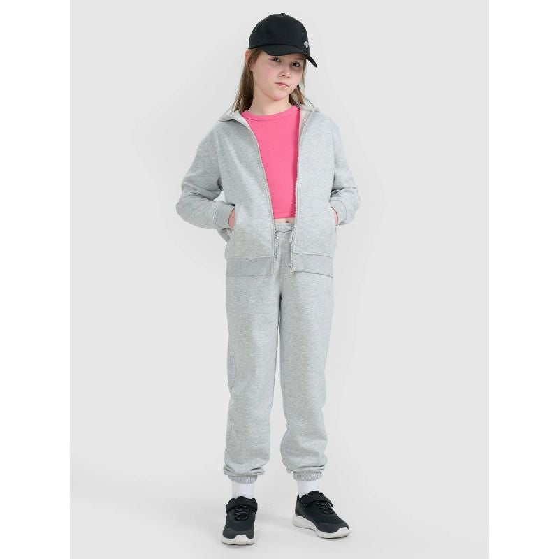 Girls' sweatshirt with a hood, 4F 4FJWMM00TSWSF1861-25M 4f