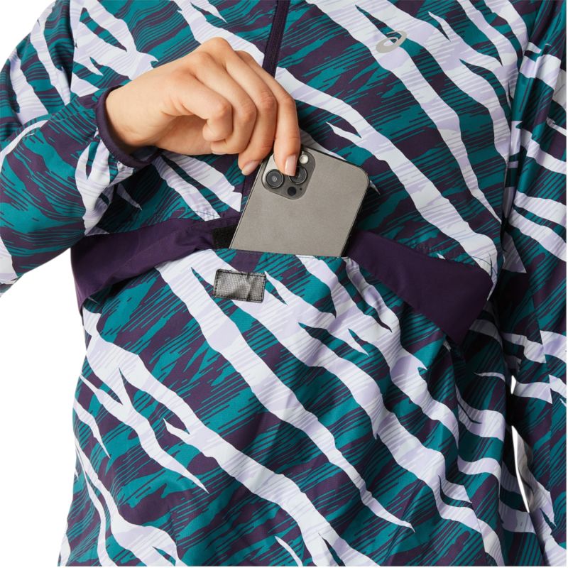 Asics Wild Camo Anorak Jacket W 2012C495-500 Clothing/Running Asics