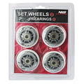 PU 76x24 82A WHITE (4 pcs.) + ABEC-7 (8 pcs.) NILS EXTREME SET To be categorized Your Sports Performance