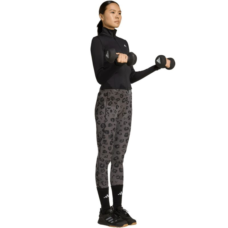adidas Optime Essentials Full-Zip Women's Sweatshirt Black JM9185
