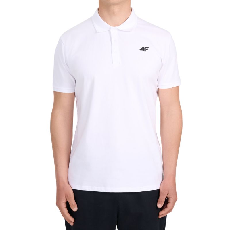 Men's polo shirt 4F M0770 white 4FWMM00TPTSM0770 10S