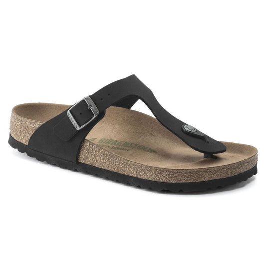 Birkenstock Gizeh Birko-Flor Women's Narrow Black Flip-Flops for Narrow Feet Vegan Black (1020487) Footwear/Lifestyle/Brinkenstock/Japonki Birkenstock