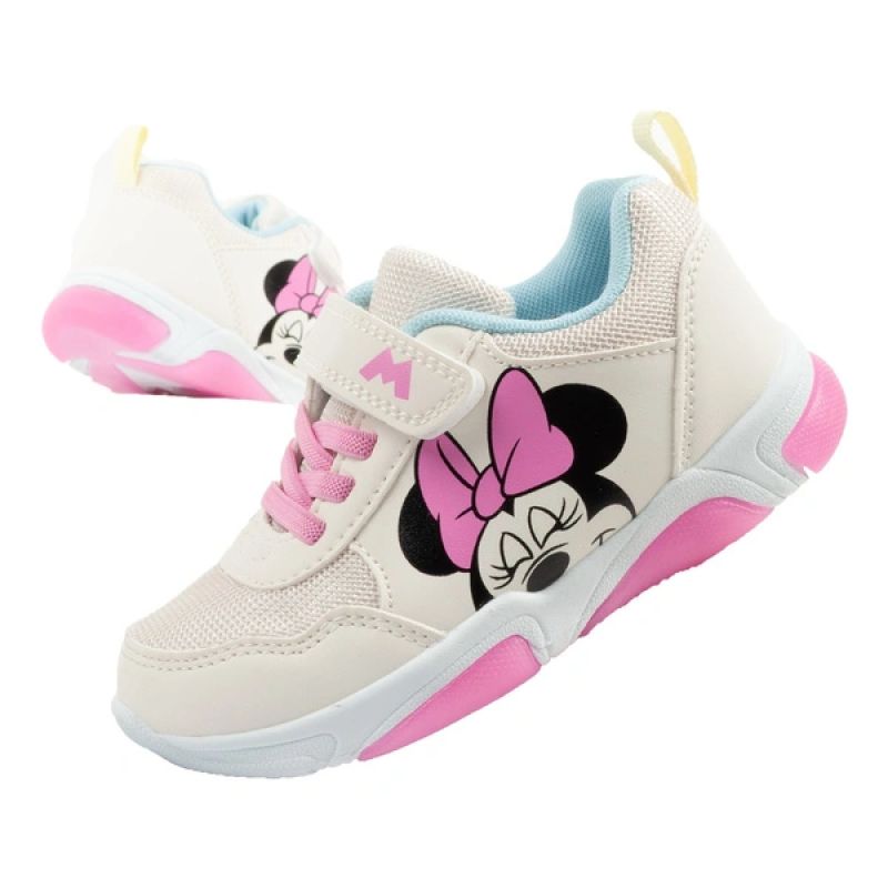 Leomil children's sports shoes sneakers Minnie Mouse with Velcro LED Leomil
