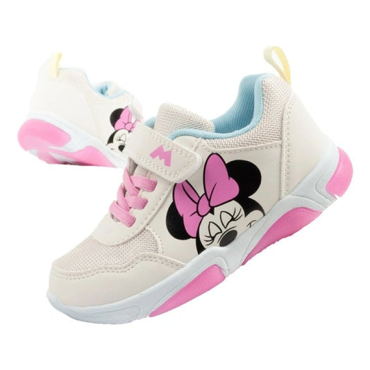 Leomil children's sports shoes sneakers Minnie Mouse with Velcro LED Leomil