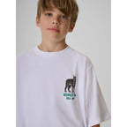 Boy's regular printed T-shirt 4F 4FJKAW26TTSHM4457-10S