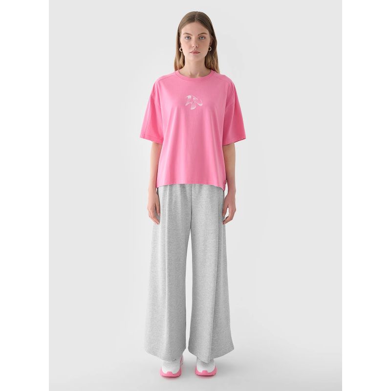 Women's oversize printed T-shirt 4F 4FRAW24TTSHF2582-54S *Kategoria tymczasowa Your Sports Performance