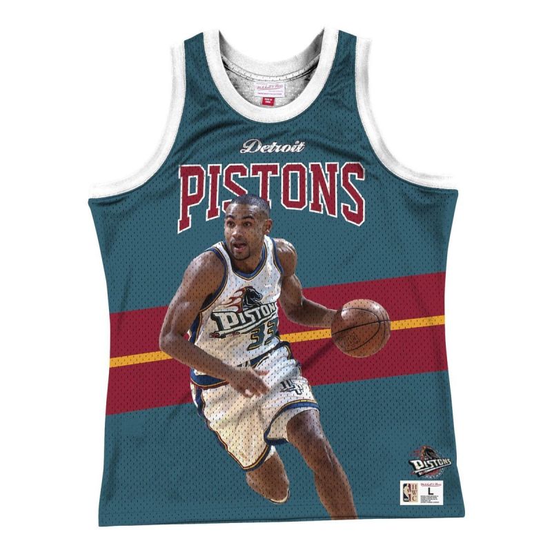 Mitchell & Ness NBA Detroit Pistons Grant Hill Tank Top Koszulki NBA Your Sports Performance