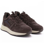 Women's chocolate leather shoes Vinceza FIO27-67006
