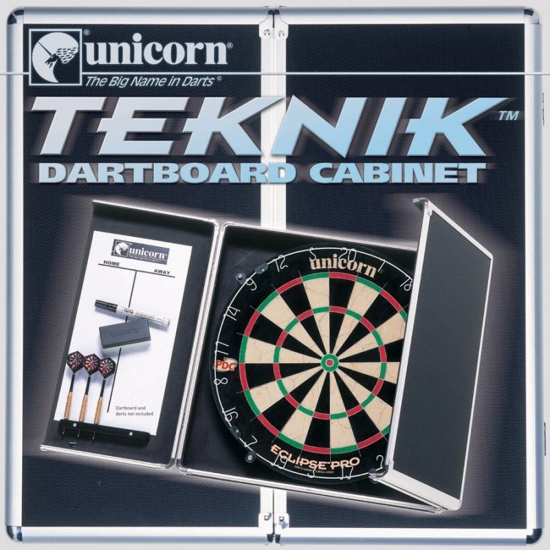 Unicorn TEKNIK CABINET Aluminum Dartboard Cabinet In preparation Your Sports Performance